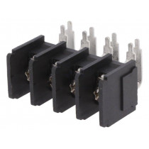 DG66RT-04P-13-00AH; PCB terminal block; angled 90°; 11mm; ways: 4; on PCBs; 4mm2; 32A; DEGSON ELECTRONICS