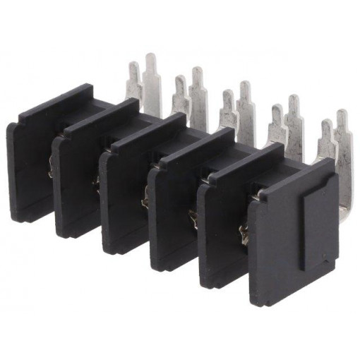 DG66RT-05P-13-00AH; PCB terminal block; angled 90°; 11mm; ways: 5; on PCBs; 4mm2; 32A; DEGSON ELECTRONICS