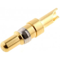 131C10029X; Contact; male; 14AWG÷12AWG; gold-plated; soldering; for cable; 20A; CONEC 131C10029X; Contact; male; 14AWG÷12AWG; gold-plated; soldering; for cable; 20A; CONEC