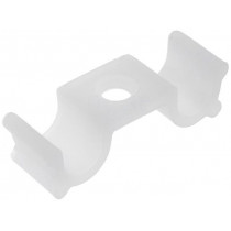 DHURCS-3-01; Screw mounted clamp; polyamide; natural; RICHCO