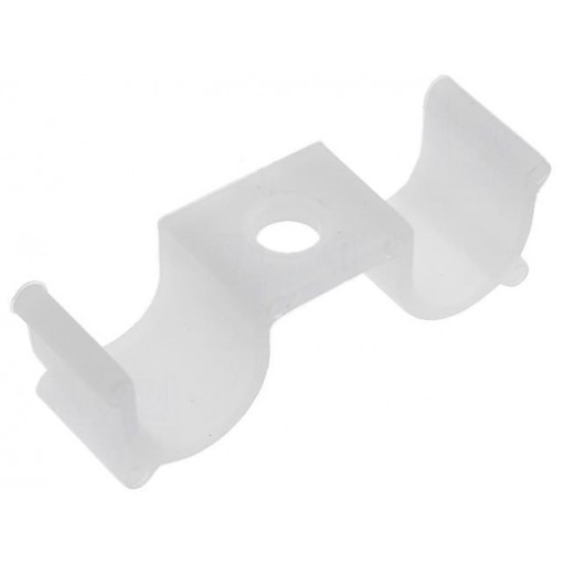 DHURCS-4-01; Screw mounted clamp; polyamide; natural; RICHCO