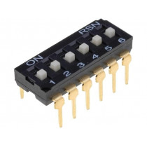 ; Switch: DIP-SWITCH; Poles number: 6; ON-OFF; 0.05A/12VDC; Pos: 2; NINIGI ; Switch: DIP-SWITCH; Poles number: 6; ON-OFF; 0.05A/12VDC; Pos: 2; NINIGI
