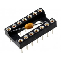 001-3-014-3-B1STF-XT0; Socket: DIP; PIN: 14; Pitch: 2.54mm; precision; THT; gold-plated; MPE GARRY 001-3-014-3-B1STF-XT0; Socket: DIP; PIN: 14; Pitch: 2.54mm; precision; THT; gold-plated; MPE GARRY