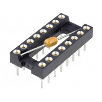 001-3-016-3-B1STF-XT0; Socket: DIP; PIN: 16; Pitch: 2.54mm; precision; THT; gold-plated; MPE GARRY 001-3-016-3-B1STF-XT0; Socket: DIP; PIN: 16; Pitch: 2.54mm; precision; THT; gold-plated; MPE GARRY