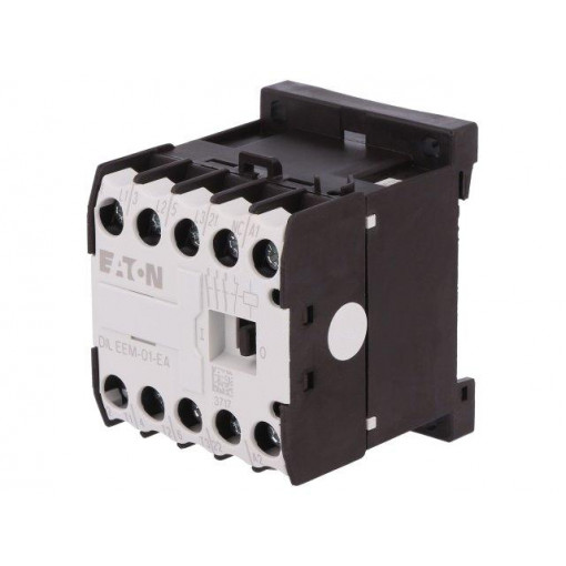 DILEEM-01-EA(230V50HZ,240V60HZ); Contactor: 3-pole; NO x3; Auxiliary contacts: NC; 230VAC; 6.6A; DIN; EATON ELECTRIC