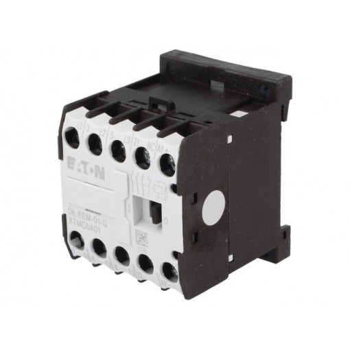 DILEEM-01-G(24VDC); Contactor: 3-pole; NO x3; Auxiliary contacts: NC; 24VDC; 6.6A; DIN; EATON ELECTRIC