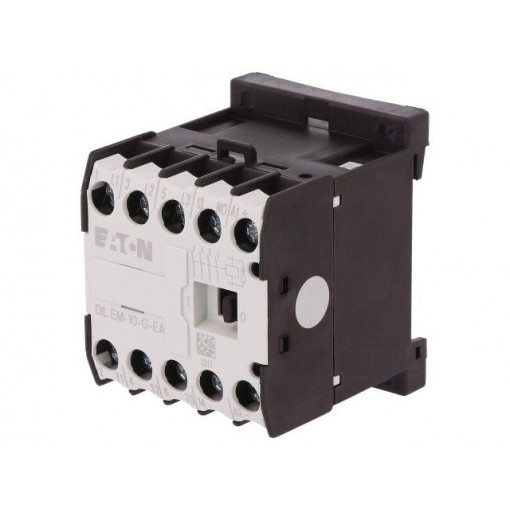 DILEM-10-G-EA(24VDC); Contactor: 3-pole; NO x3; Auxiliary contacts: NO; 24VDC; 8.8A; DIN; EATON ELECTRIC