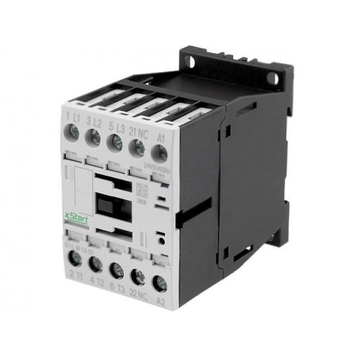 DILM12-01(48VDC); Contactor: 3-pole; NO x3; Auxiliary contacts: NC; 48VDC; 12A; 690V; EATON ELECTRIC