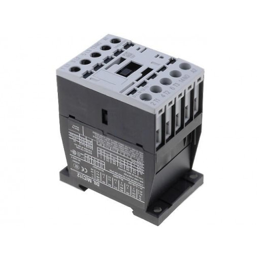 DILM12-10(24V50/60HZ); Contactor: 3-pole; NO x3; Auxiliary contacts: NO; 24VAC; 12A; 690V; EATON ELECTRIC