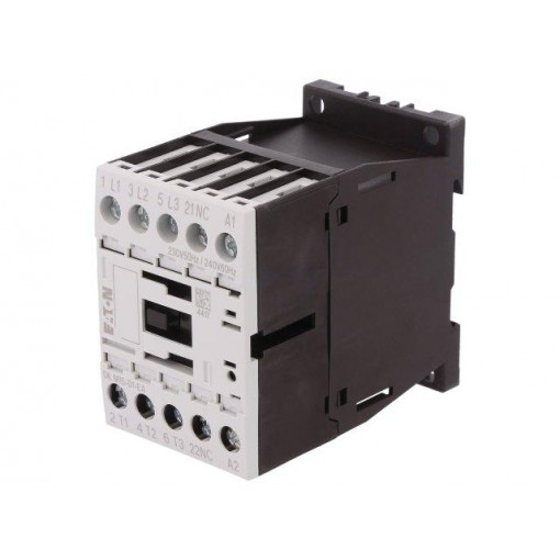 DILM15-01-EA(230V50HZ,240V60HZ); Contactor: 3-pole; NO x3; Auxiliary contacts: NC; 230VAC; 15A; 690V; EATON ELECTRIC