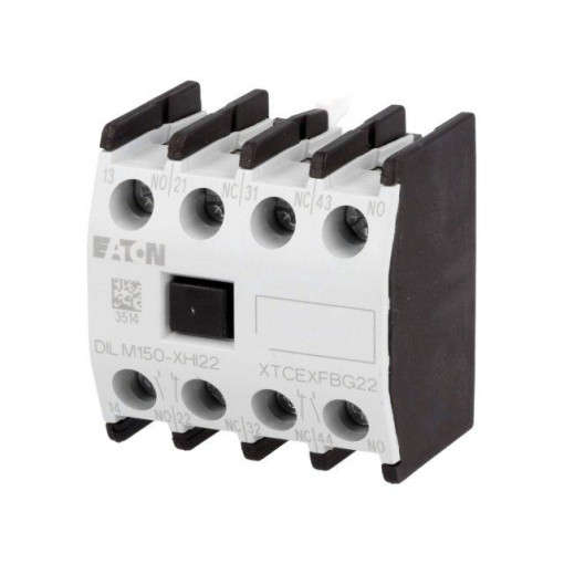 DILM150-XHI22; Auxiliary contacts; Leads: screw terminals; Mounting: front; EATON ELECTRIC
