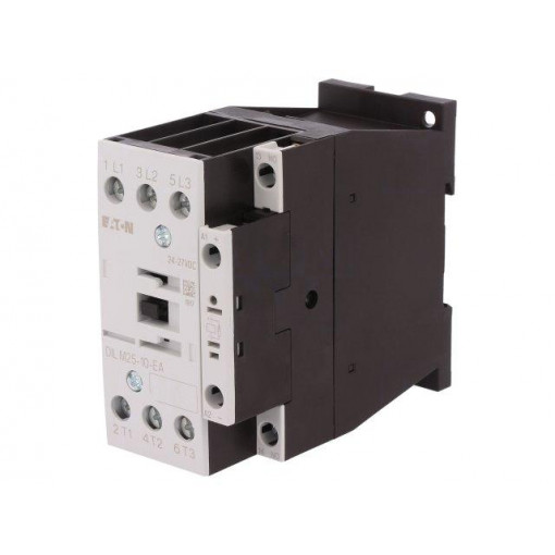 DILM25-10-EA(RDC24); Contactor: 3-pole; NO x3; Auxiliary contacts: NO; 24VDC; 25A; 690V; EATON ELECTRIC
