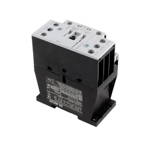 DILM32-10(RDC24); Contactor: 3-pole; NO x3; Auxiliary contacts: NO; 24VDC; 32A; 690V; EATON ELECTRIC