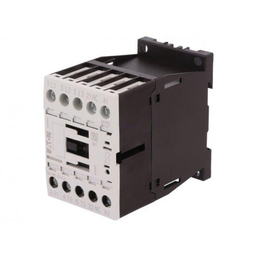DILM7-01-EA(24VDC); Contactor: 3-pole; NO x3; Auxiliary contacts: NC; 24VDC; 7A; DILM7; EATON ELECTRIC