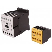DILMS12-23(24VDC); Contactor: 3-pole; NO x3; Auxiliary contacts: NC x3,NO x2; 24VDC; EATON ELECTRIC