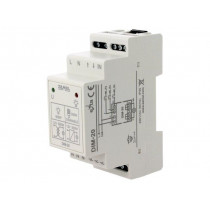 DIM-20; Dimmer; IP20; 230VAC; DIN; -20÷45°C; 90x35x66mm; 500W; 10mA; ZAMEL DIM-20; Dimmer; IP20; 230VAC; DIN; -20÷45°C; 90x35x66mm; 500W; 10mA; ZAMEL