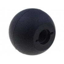 DIN 319-KT-25-M8-C; Ball knob; Ø: 25mm; Int.thread: M8; 11mm; ELESA+GANTER
