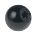 DIN319-KU-32-M8-C; Ball knob; Ø: 32mm; Int.thread: M8; 14.5mm; ELESA+GANTER