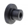 DIN 466-M5; Knob; Ø: 20mm; Int.thread: M5; H: 11.5mm; steel; DIN: 466; knurled; ELESA+GANTER DIN 466-M5; Knob; Ø: 20mm; Int.thread: M5; H: 11.5mm; steel; DIN: 466; knurled; ELESA+GANTER