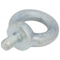 DIN 580-M10-ST; Lifting eye bolt; M10x17; DIN: 580; Head: eye; none; steel; zinc; ELESA+GANTER DIN 580-M10-ST; Lifting eye bolt; M10x17; DIN: 580; Head: eye; none; steel; zinc; ELESA+GANTER
