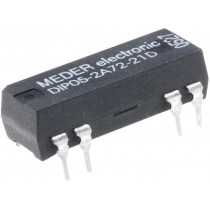 DIP05-2A72-21D; Relay: reed; DPST-NO; Ucoil: 5VDC; 1A; max.200VDC; max.200VAC; 125mW; MEDER DIP05-2A72-21D; Relay: reed; DPST-NO; Ucoil: 5VDC; 1A; max.200VDC; max.200VAC; 125mW; MEDER