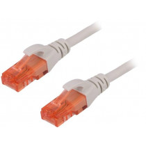 DK-1612-100; Patch cord; U/UTP; 6; stranded; CCA; PVC; grey; 10m; 26AWG; DIGITUS