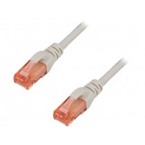 DK-1617-0025; Patch cord; U/UTP; 6; stranded; Cu; LSZH; grey; 0.25m; 26AWG; DIGITUS