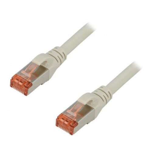DK-1644-020; Patch cord; S/FTP; 6; stranded; Cu; LSZH; grey; 2m; 27AWG; DIGITUS
