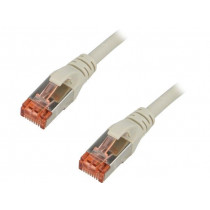 DK-1644-150; Patch cord; S/FTP; 6; stranded; Cu; LSZH; grey; 15m; 27AWG; DIGITUS