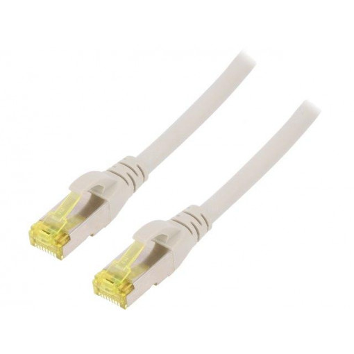 DK-1644-A-0025; Patch cord; S/FTP; 6a; stranded; Cu; LSZH; grey; 0.25m; 26AWG; DIGITUS