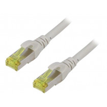 DK-1644-A-005; Patch cord; S/FTP; 6a; stranded; Cu; LSZH; grey; 0.5m; 26AWG; DIGITUS