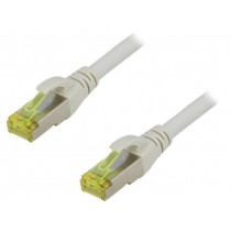 DK-1644-A-100; Patch cord; S/FTP; 6a; stranded; Cu; LSZH; grey; 10m; 26AWG; DIGITUS