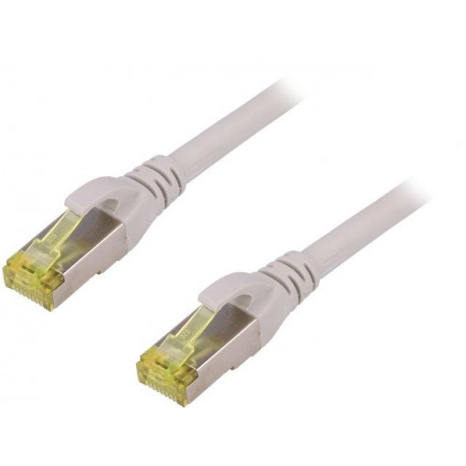 DK-1644-A-150; Patch cord; S/FTP; 6a; stranded; Cu; LSZH; grey; 15m; 26AWG; DIGITUS