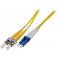 DK-2932-05; Fiber patch cord; OS1; LC/UPC,SC/UPC; 5m; LSZH; yellow; DIGITUS DK-2932-05; Fiber patch cord; OS1; LC/UPC,SC/UPC; 5m; LSZH; yellow; DIGITUS