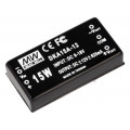 DKA15A-12; Converter: DC/DC; 15W; Uin: 9÷18V; Uout: 12VDC; Uout2: -12VDC; 2