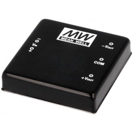 DKE15A-12; Converter: DC/DC; 15W; Uin: 9÷18V; Uout: 12VDC; Uout: -12VDC; 2