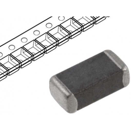 DL1206-100; Inductor: ferrite; SMD; 1206; 10uH; 25mA; 1Ω; Q: 45; ftest: 2MHz; FERROCORE