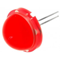 DLC2-6ID; LED; 20mm; red; 4÷13mcd; 120°; No.of term: 2; 20mA; Front: convex; KINGBRIGHT ELECTRONIC DLC2-6ID; LED; 20mm; red; 4÷13mcd; 120°; No.of term: 2; 20mA; Front: convex; KINGBRIGHT ELECTRONIC