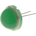 DLC2-6SGD; LED; 20mm; green; 40÷75mcd; 120°; No.of term: 2; 20mA; Front: convex; KINGBRIGHT ELECTRONIC DLC2-6SGD; LED; 20mm; green; 40÷75mcd; 120°; No.of term: 2; 20mA; Front: convex; KINGBRIGHT ELECTRONIC