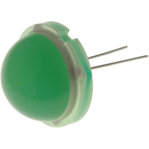DLC2-6SGD; LED; 20mm; green; 40÷75mcd; 120°; No.of term: 2; 20mA; Front: convex; KINGBRIGHT ELECTRONIC