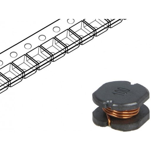 DLG-1005-100; Inductor: wire; SMD; 1005; 10uH; 2.6A; 0.06Ω; FERROCORE