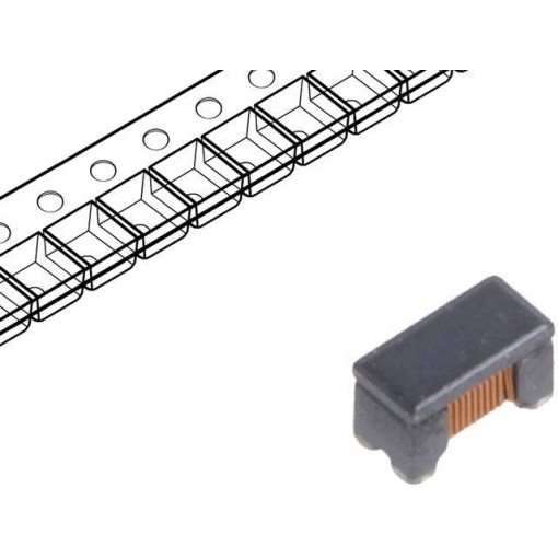 DLW31SN102SQ2L; Filter: anti-interference; SMD; 1206; EMIFIL; 230mA; 50VDC; ±25%; MURATA