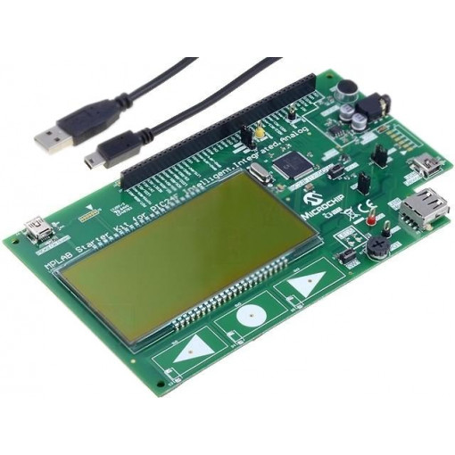 DM240015; Dev.kit: Microchip PIC; Family: PIC24; USB cable,prototype board; MICROCHIP TECHNOLOGY