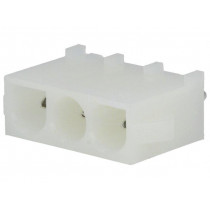 DME-03-S-S; Socket; wire-board; male; 6.35mm; PIN: 3; Layout: 1x3; Locking: latch; ADAM TECH