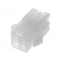 DMF-04-W; Plug; wire-wire; male; 4.2mm; PIN: 4; 300V; Locking: latch; -25÷85°C; ADAM TECH