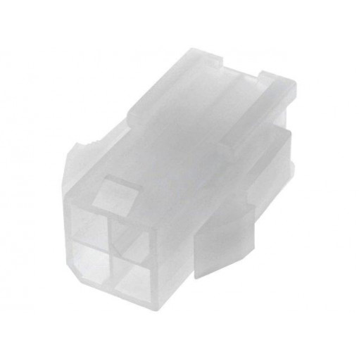 DMF-04-W; Plug; wire-wire; male; 4.2mm; PIN: 4; 300V; Locking: latch; -25÷85°C; ADAM TECH