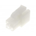 DMH-04; Plug; wire-wire/PCB; female; 4.2mm; PIN: 4; w/o contacts; for cable; ADAM TECH DMH-04; Plug; wire-wire/PCB; female; 4.2mm; PIN: 4; w/o contacts; for cable; ADAM TECH