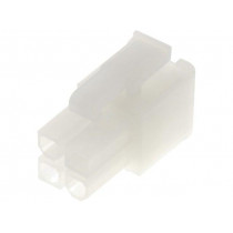 DMH-04; Plug; wire-wire/PCB; female; 4.2mm; PIN: 4; w/o contacts; for cable; ADAM TECH