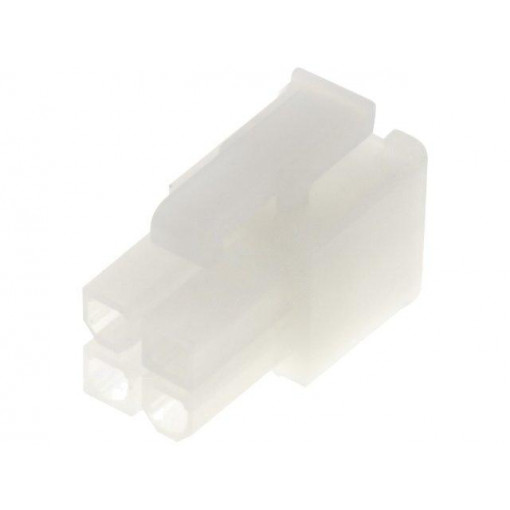 DMH-04; Plug; wire-wire/PCB; female; 4.2mm; PIN: 4; w/o contacts; for cable; ADAM TECH
