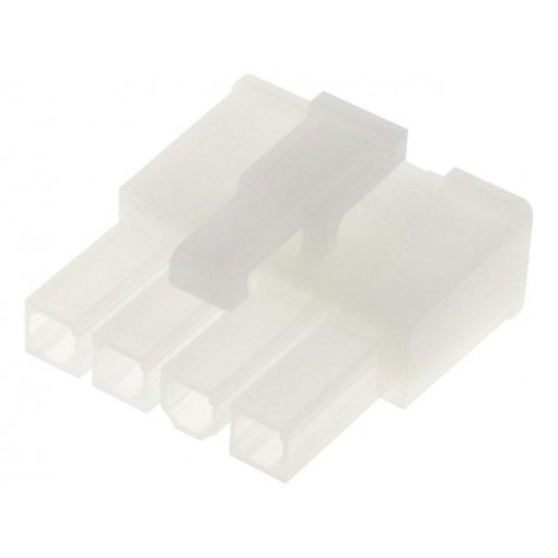 DMH-04-S; Plug; wire-wire/PCB; female; 4.2mm; PIN: 4; w/o contacts; for cable; ADAM TECH
